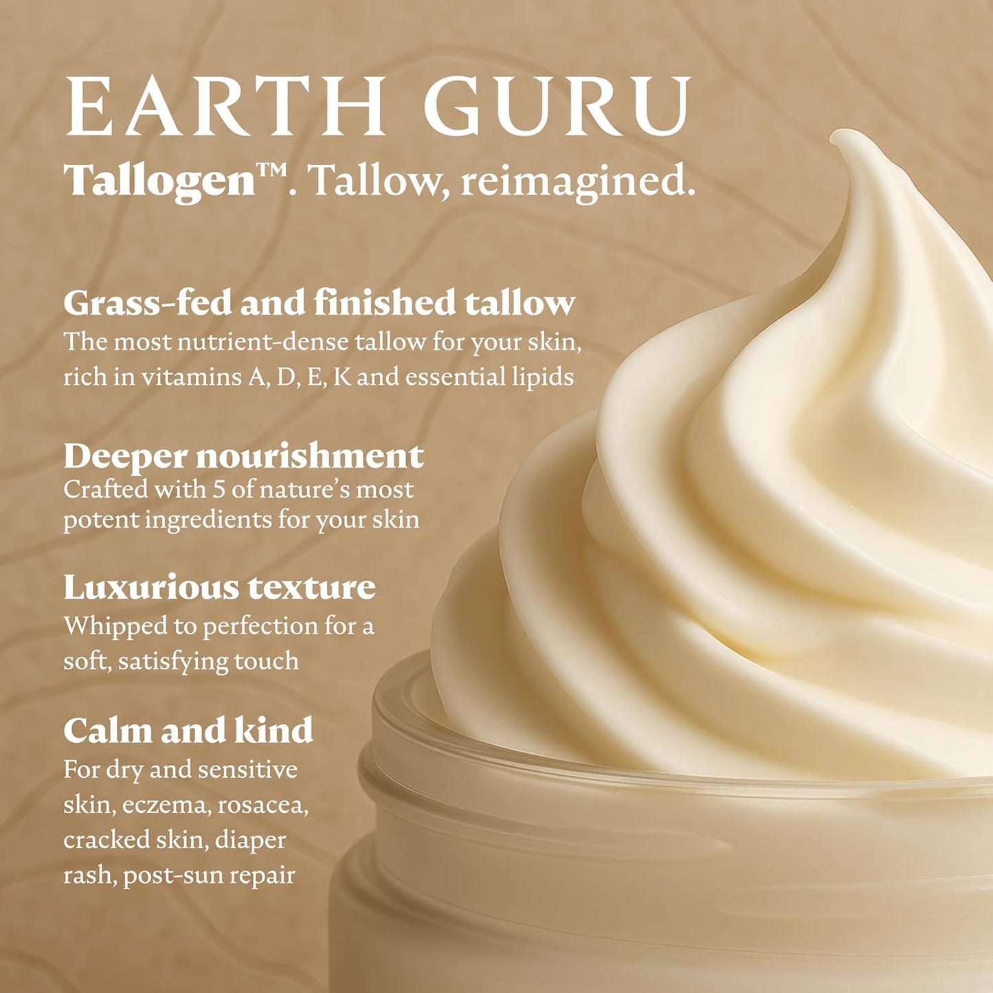 Earth Guru Whipped Tallow And Honey Balm