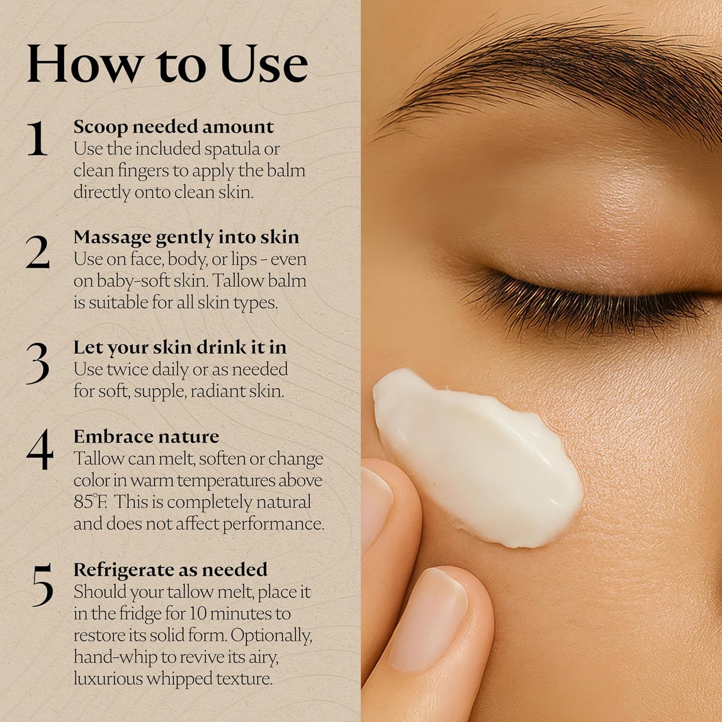 Earth Guru Whipped Tallow And Honey Balm
